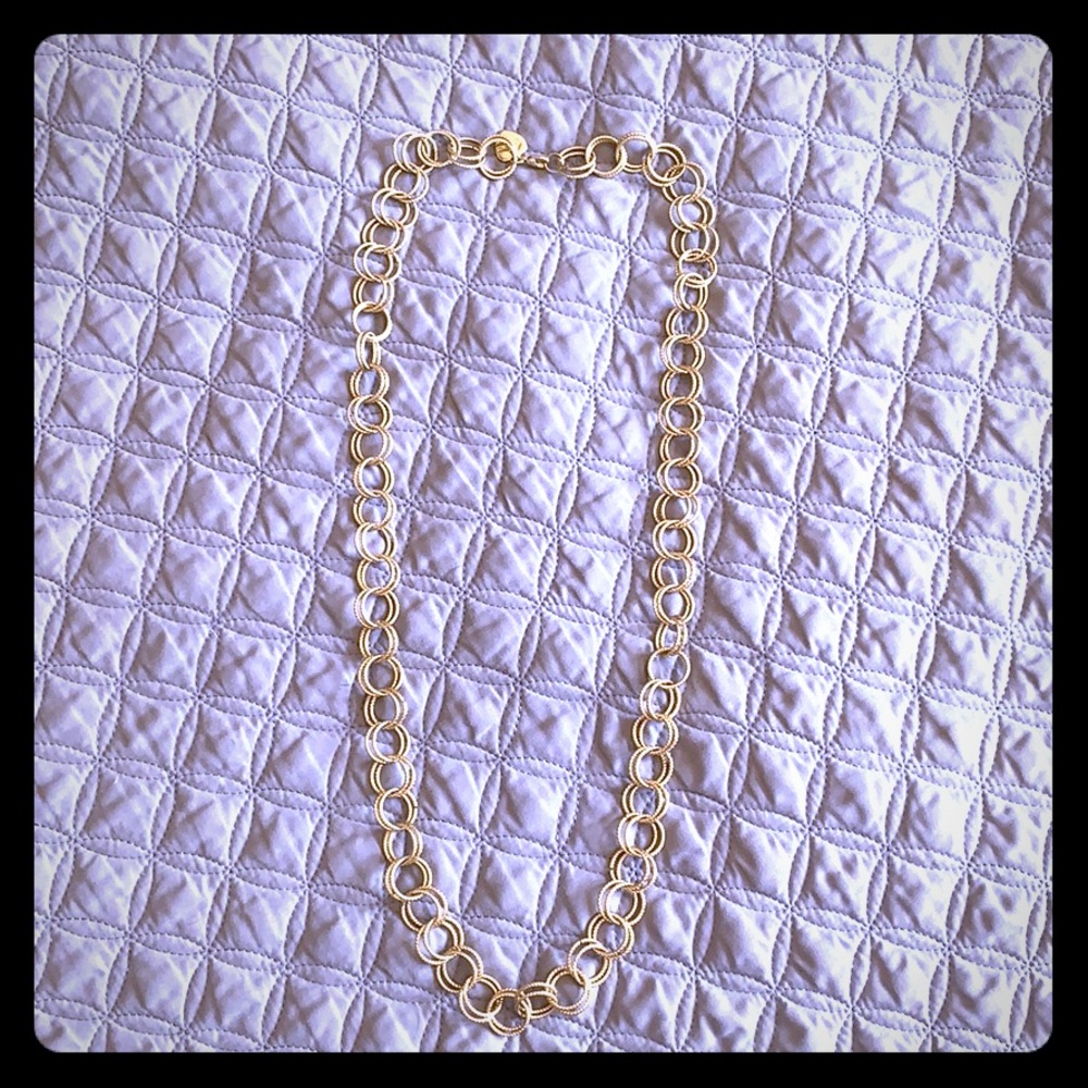 Betsey Johnson Gold Links Necklace